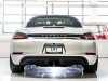 AWE Tuning Porsche 718 Boxster / Cayman Touring Edition Exhaust - Diamond Black Tips - 3015-33080