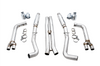 AWE Track Edition Exhaust w. Chrome Silver Tips - 15+ Challenger 6.2L / 6.4L