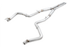 AWE Track Edition Exhaust w. Chrome Silver Tips - 15+ Challenger 6.2L / 6.4L