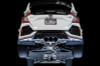 AWE Tuning 2017+ Honda Civic Type R Touring Edition Exhaust w/Front & Mid Pipe - Diamond Blk Tips - 3015-43000