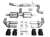 AWE 22-24 Audi 8Y S3 Touring Edition Exhaust - Diamond Black Tips - 3015-43897