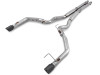 AWE Track Edition Catback Exhaust - Dual Diamond Black Tips - 15-17 S550 Mustang GT