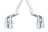 AWE Tuning 18-19 BMW M5 (F90) 4.4T AWD Cat-back Exhaust - Track Edition (Chrome Silver Tips) - 3020-42070