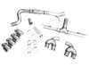 AWE MK8 Volkswagen Golf R 3in Track Edition Quad Exhaust - Chrome Silver Tips - 3020-42658