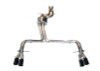 AWE Tuning Audi B8.5 S4 3.0T Track Edition Exhaust - Diamond Black Tips (102mm) - 3020-43026