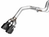 AWE Track Edition Catback Exhaust - Quad Diamond Black Tips - 2024+ S650 Mustang Dark Horse