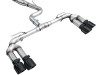 AWE 22-24 Audi 8Y S3 Track Edition Exhaust  - Diamond Black Tips - 3020-43897