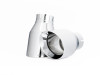 AWE Tuning Audi B9 A4 SwitchPath Exhaust Dual Outlet - Chrome Silver Tips (Includes DP and Remote) - 3025-32014