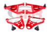 BMR 67-69 1st Gen F-Body Upper And Lower A-Arm Kit - Red - AA029R