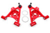 BMR 79-93 Mustang Fox Lower Control A-Arm Front w/ Spring Pocket/Tall Ball Joint - Red - AA037R