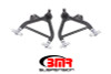 BMR 79-93 Mustang Lower A-Arms (Coilover Only) w/ Adj. Rod End Tall Ball Joint - Black Hammertone - AA039H