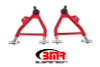 BMR 94-04 Mustang Lower A-Arms (Coilover Only) w/ Adj. Rod End and Tall Ball Joint - Red - AA045R