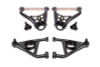 BMR 67-69 GM F-Body / 68-74 X-Body Non-Adj. Upper & Lower A-Arms (Polyurethane) - Black Hammertone - AAK311H