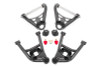 BMR 64-72 GM A-Body Non-Adjustable A-arm Kit - Black Hammertone - AAK401H
