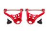 BMR 68-74 Chevrolet Nova Non-Adj. Upper A-Arms w/ STD. Ball Joint (Delrin) - Red - AAU311R