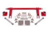 BMR 79-04 Ford Mustang 1.375in Rear Weld-on Anti-roll Bar Kit Hollow - Red - ARB732R