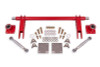 BMR 79-04 Ford Mustang 1.375in Rear Weld-on Anti-roll Bar Kit Hollow - Red - ARB732R