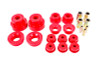 BMR 10-15 5th Gen Camaro Pro Version Rear Cradle Bushing Kit (BK024 BK029) - Red - BK030