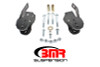 BMR 05-14 S197 Mustang Bolt-On Control Arm Relocation Brackets - Black Hammertone - CAB005H