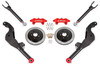 BMR 08-09 Pontiac G8 / 14-17 Chevrolet SS 15in Conversion Kit w/ Solid Rotors & Red Calipers - DRP301H
