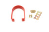 BMR 05-14 S197 Mustang BMR Rear Tunnel Brace Loop Upgrade - Red - DSL012R