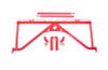 BMR Suspension 16-24 6th Gen Camaro Harness Bar - Red - HB360R