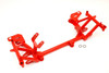 BMR 98-02 4th Gen F-Body K-Member w/ LS1 Motor Mounts and STD. Rack Mounts - Red - KM003R