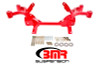 BMR 82-82 3rd Gen F-Body K-Member w/ LS1 Motor Mounts and Pinto Rack Mounts - Red - KM008-1R