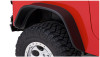 Bushwacker 87-95 Jeep Wrangler Flat Style Flares 2pc Excludes Renegade - Black - 10068-07