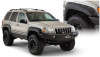 Bushwacker 99-04 Jeep Grand Cherokee Cutout Style Flares 2pc - Black - 10071-07