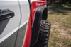 Bushwacker 20-24 Jeep Gladiator Flat Style Flares Rear 2pc - Black - 10104-07