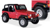 Bushwacker 97-06 Jeep TJ Max Pocket Style Flares 4pc - Black - 10908-07