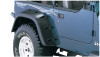 Bushwacker 87-95 Jeep Wrangler Cutout Style Flares 4pc Cutting Optional Not Renegade - Black - 10909-07