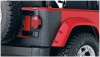 Bushwacker 97-06 Jeep Wrangler Trail Armor Rear Corners - Black - 14001
