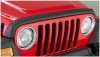 Bushwacker 98-06 Jeep TJ Trail Armor Hood Stone Guard - Black - 14006