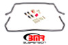 BMR 78-87 G-Body Front & Rear Sway Bar Kit w/ Bushings - Black Hammertone - SB031H