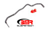 BMR Sway Bar Kit With Bushings, Front, Hollow, Adjustable, Black - 16-24 Camaro