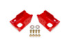 BMR 2021+ Ford Bronco (Exc. Bronco Sport) Rear Shock Mount Skid Plates - Red - SG1860R