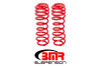 BMR 05-14 S197 Mustang GT/GT500 Rear Performance/Drag Lowering Springs - Red - SP012R