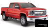 Bushwacker 16-18 Chevy Silverado 1500 Fleetside Pocket Style Flares 4pc 69.3in Bed - Black - 40959-34