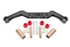 BMR 79-93 Ford Mustang Transmission Crossmember TH350/PG/700R4/C4/C6/AOD/4L60 - Black Hammertone - TC730H