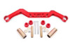 BMR 79-93 Ford Mustang Transmission Crossmember TH350/PG/700R4/C4/C6/AOD/4L60 - Red - TC730R