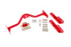 BMR 67-69 1st Gen F-Body Transmission Conversion Crossmember T56/TR6060/TH400/4L80E - Red - TCC005R