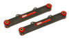 BMR 10-15 5th Gen Camaro Rear Non-Adj. Toe Rods (Polyurethane) - Black Hammertone - TR002H