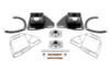 BMR Suspension 82-92 Chevy Camaro Caster/Camber Plates w/ Lockout Plates - Black Hammertone - WAK331H