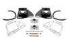 BMR Suspension 82-92 Chevy Camaro Caster/Camber Plates w/ Lockout Plates - Black Hammertone - WAK331H