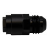DeatschWerks 8AN Male Flare to 5/16in Female EFI Quick Connect Adapter - Anodized Matte Black - 6-02-0143-B