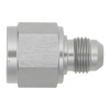 DeatschWerks 8AN Female Flare to 6AN Male Flare Reducer - Anodized DW Titanium - 6-02-0222