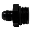 DeatschWerks 10AN ORB Male to 6AN Male Flare Adapter (Incl O-Ring) - Anodized Matte Black - 6-02-0407-B