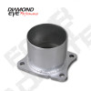Diamond Eye ADAPTER 4-BOLT FLANGE 4in INNER DIA CLAMP-ON AL: 01-05 CHEVY/GMC 6.6L 2500/3500 CHV-FBA - 321045